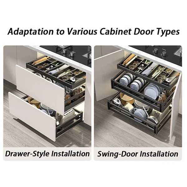 Aluminum Alloy Pull Out Basket